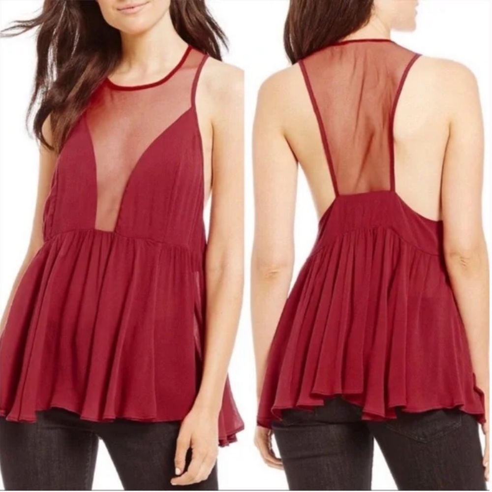 Free People Marble Illusion Tank Top